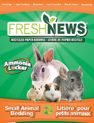 Fresh news paper small animal litter hotsell