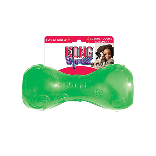 KONG: Squeezz Dumbbell Large Dog Toy