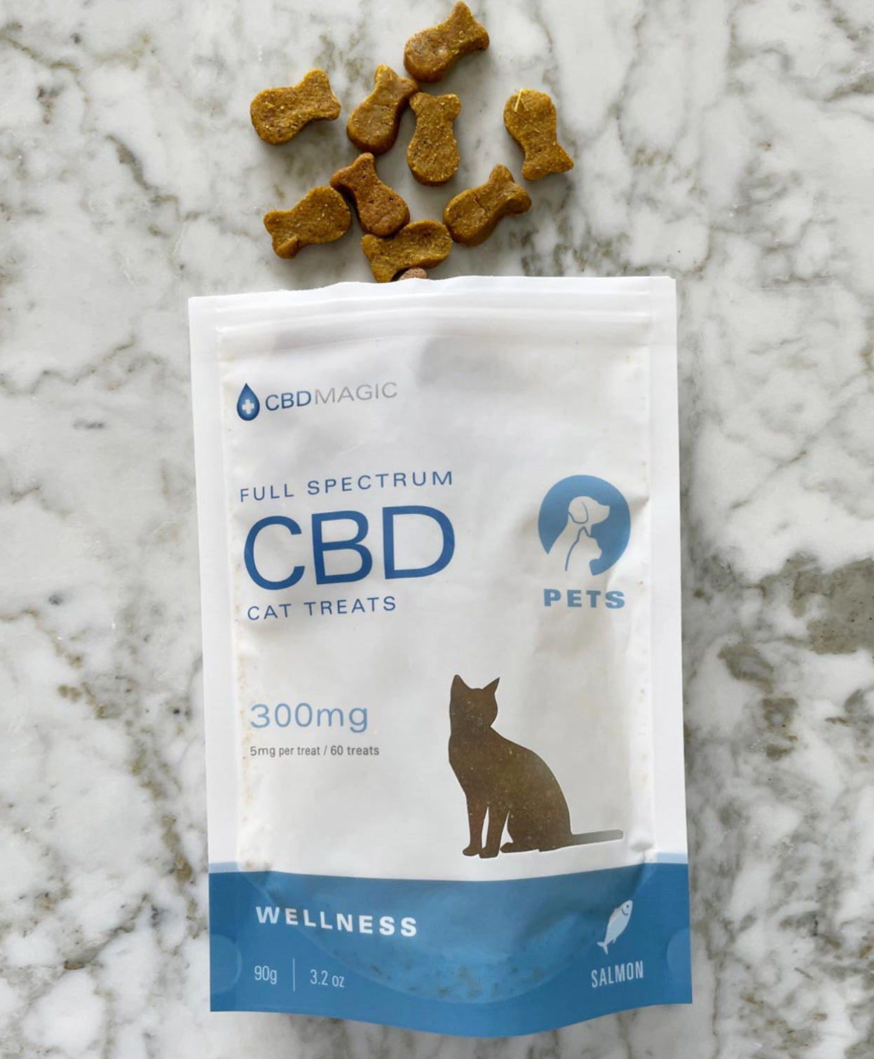 CBD Cat Treats - Full Spectrum CBD 300mg Salmon