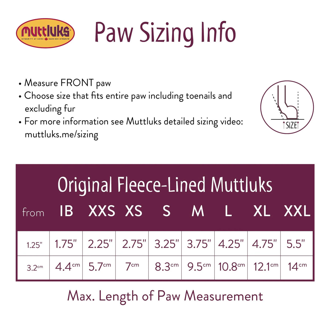 Muttluks: Original Fleece Lined Boots for Dogs (4 Pack)