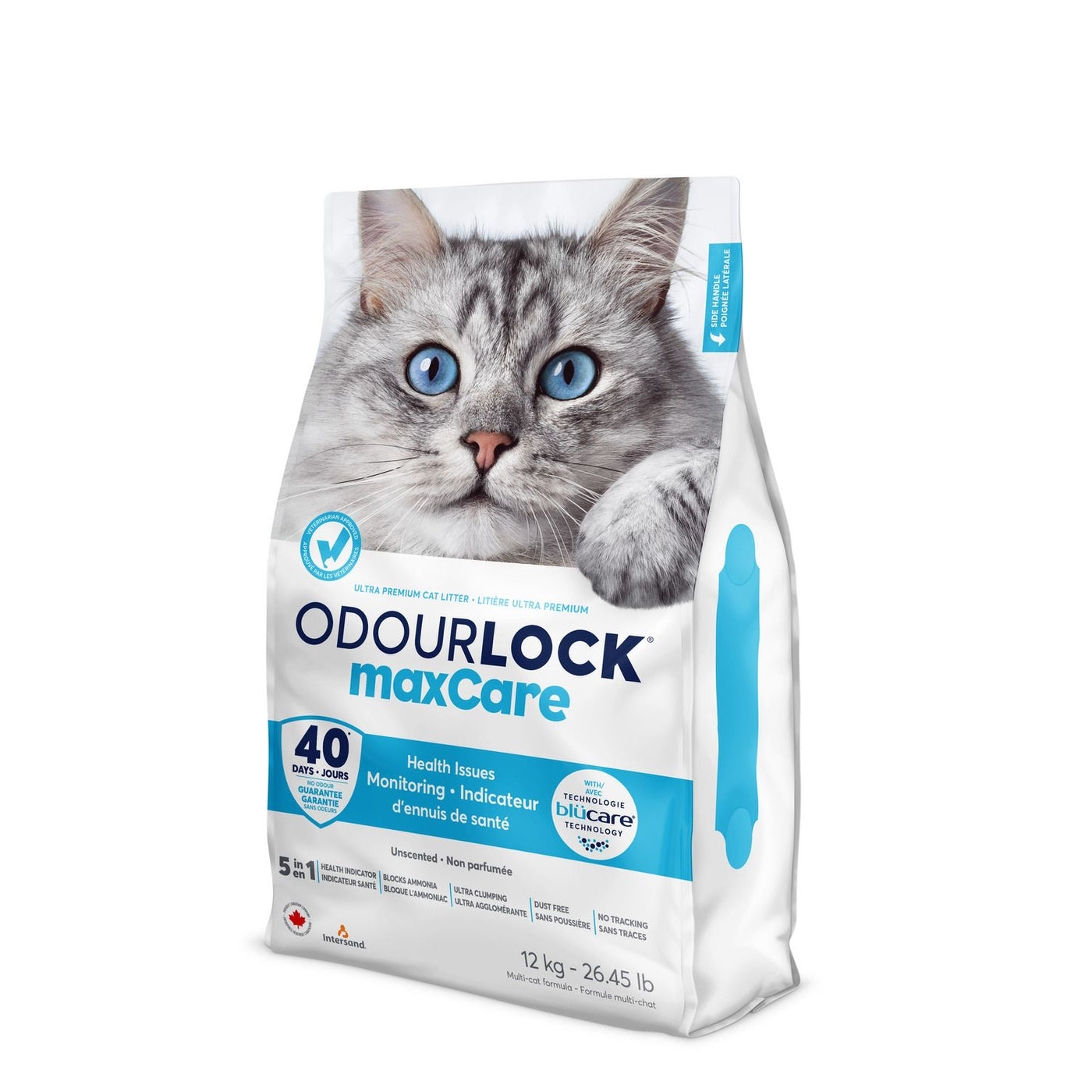 Intersand Odourlock Maxcare Clumping Cat Litter (unscented)