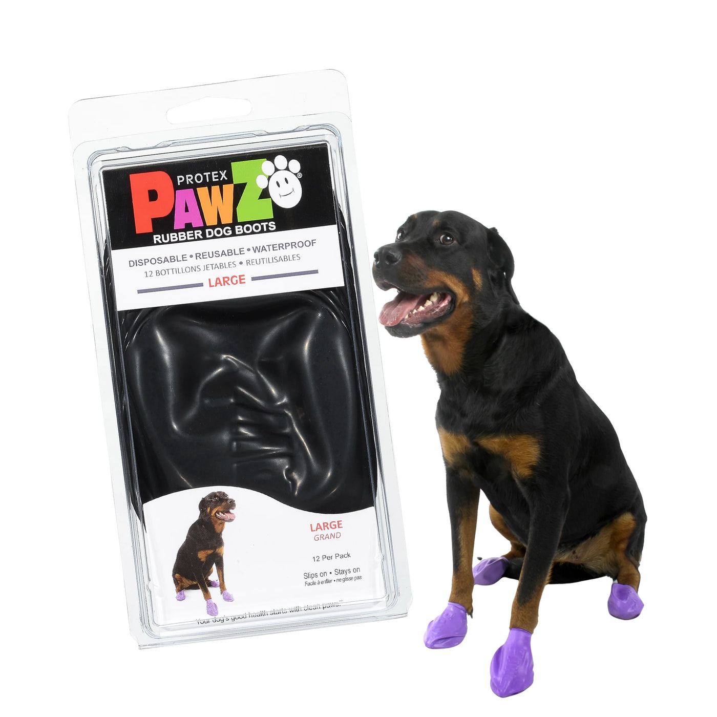 Pawz - Bottes en caoutchouc pour chien