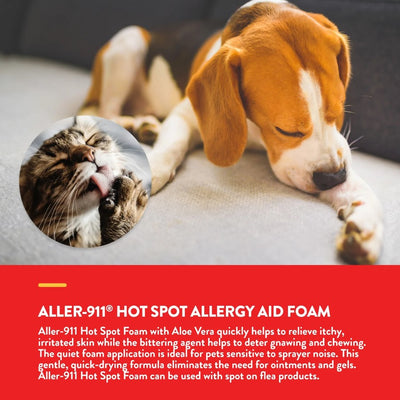 NaturVet Aller-911 Hot Spot Foam (8oz)