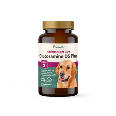 NaturVet Glucosamine DS Plus Chewable Tabs for Dogs and Cats