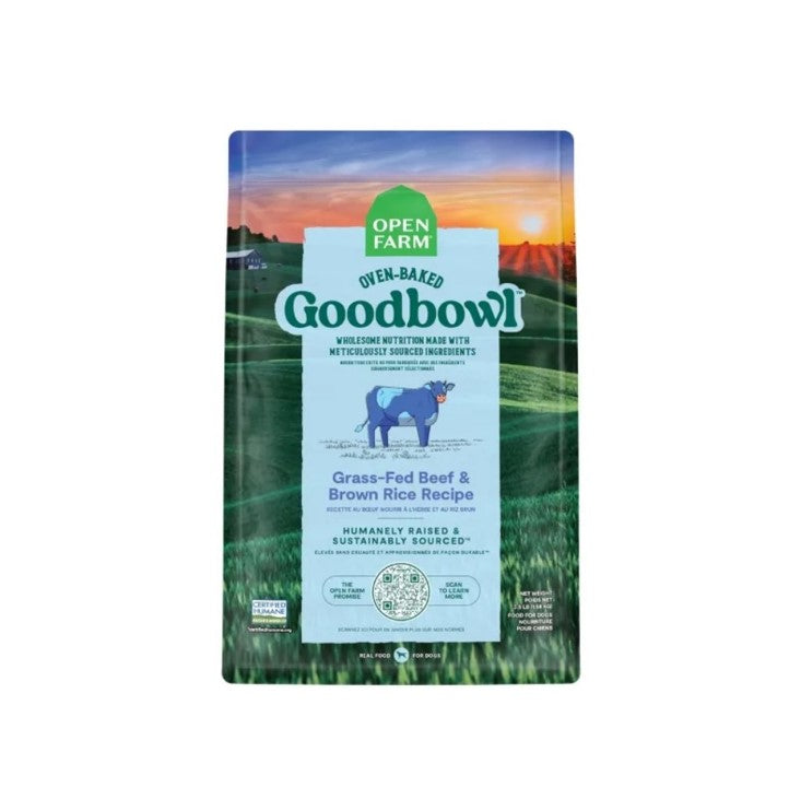 Open Farm Goodbowl Grass-Fed Beef & Brown Rice Recipe Dry Dog Food