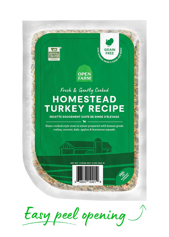 Open Farm For Dogs - Homestead Turkey Gently Cooked Recipe