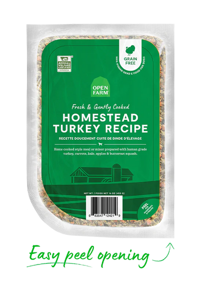 Open Farm For Dogs - Homestead Turkey Gently Cooked Recipe