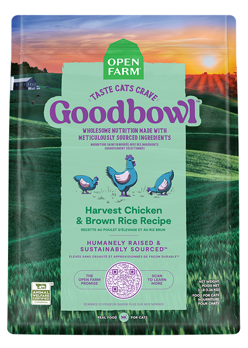 Recette de poulet et de riz brun Goodbowl™ Harvest pour chats