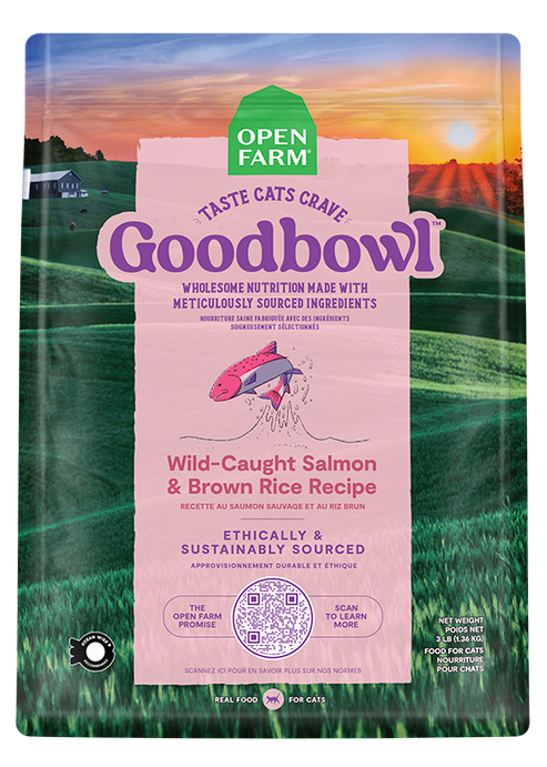 Goodbowl Wild-Caught Salmon & Brown Rice Recipe for Cats