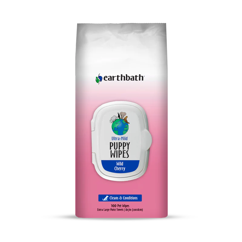 Earthbath - Ultra-Mild Puppy Wipes (100 ct)