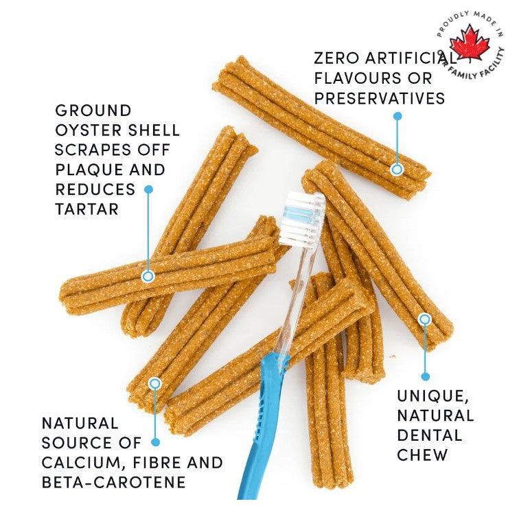 Crumps' Naturals Plaque Busters Pumpkin Spice Dental Sticks for Dogs