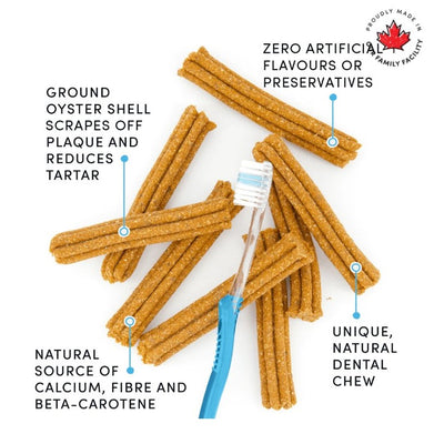 Crumps' Naturals Plaque Busters Pumpkin Spice Dental Sticks for Dogs