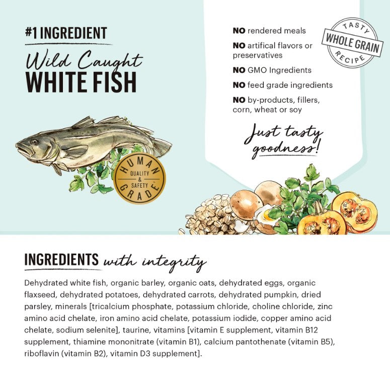 The Honest Kitchen Whole Grain Fish & Oat Recipe Dehydrated Dog Food