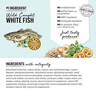 The Honest Kitchen Whole Grain Fish & Oat Recipe Dehydrated Dog Food