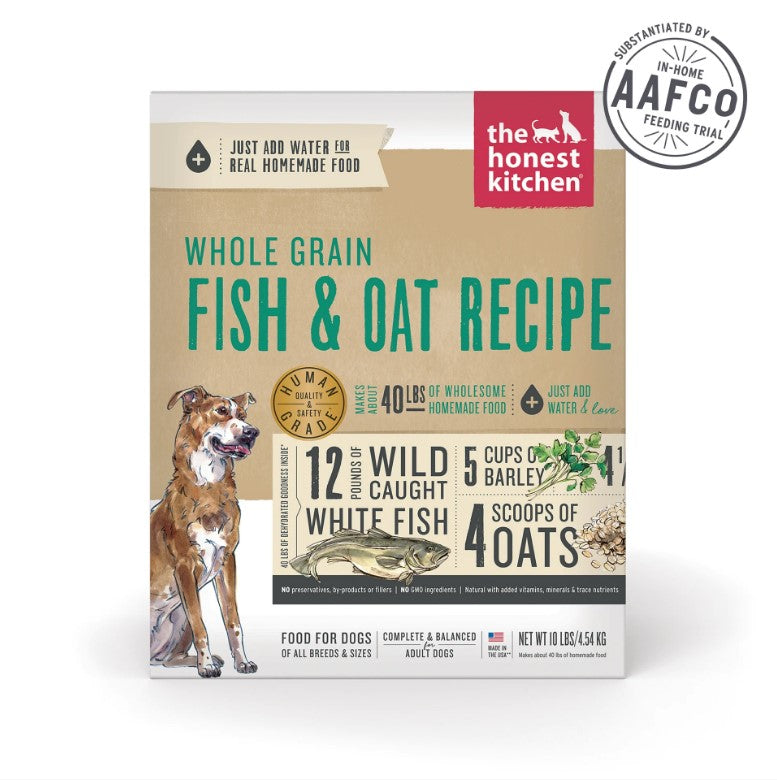 The Honest Kitchen Whole Grain Fish & Oat Recipe Dehydrated Dog Food