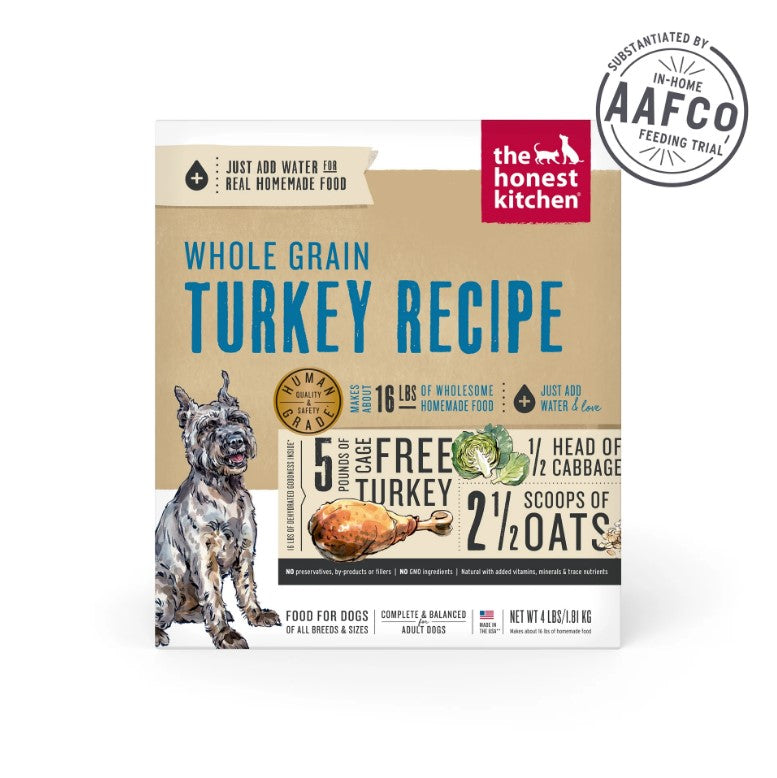 The Honest Kitchen Whole Grain Turkey Recipe Dog Food