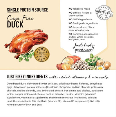 The Honest Kitchen Limited Ingredient Duck Recipe Dog Food