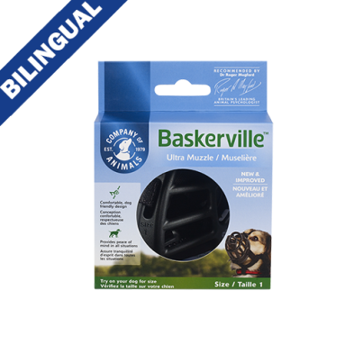 Company of Animals Baskerville Ultra Muzzles (Black)