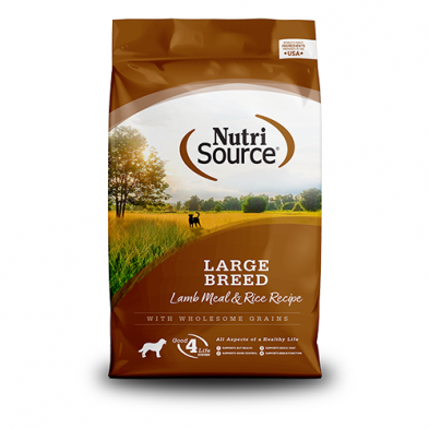 NutriSource Large Breed Lamb Meal and Rice Dry Dog Food