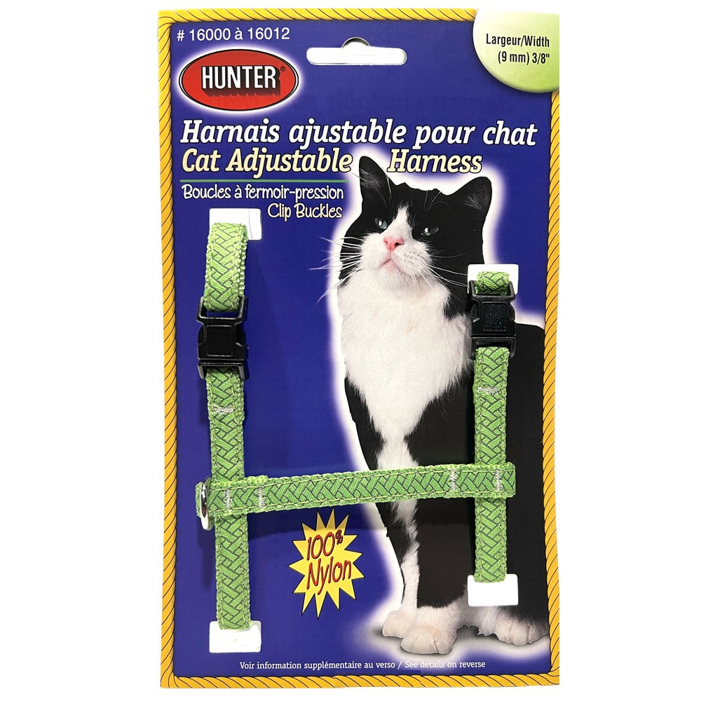 Hunter : Harnais réglable de style H pour chats