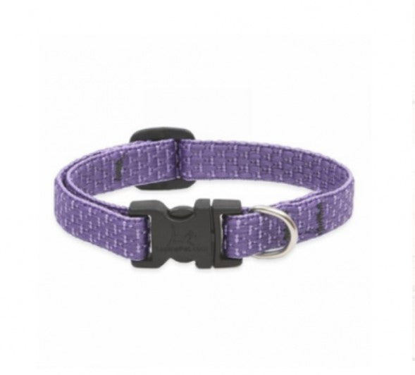 Lupine ECO Lilac Collection Adjustable Collar 1" x 16" to 28" dogs and cats