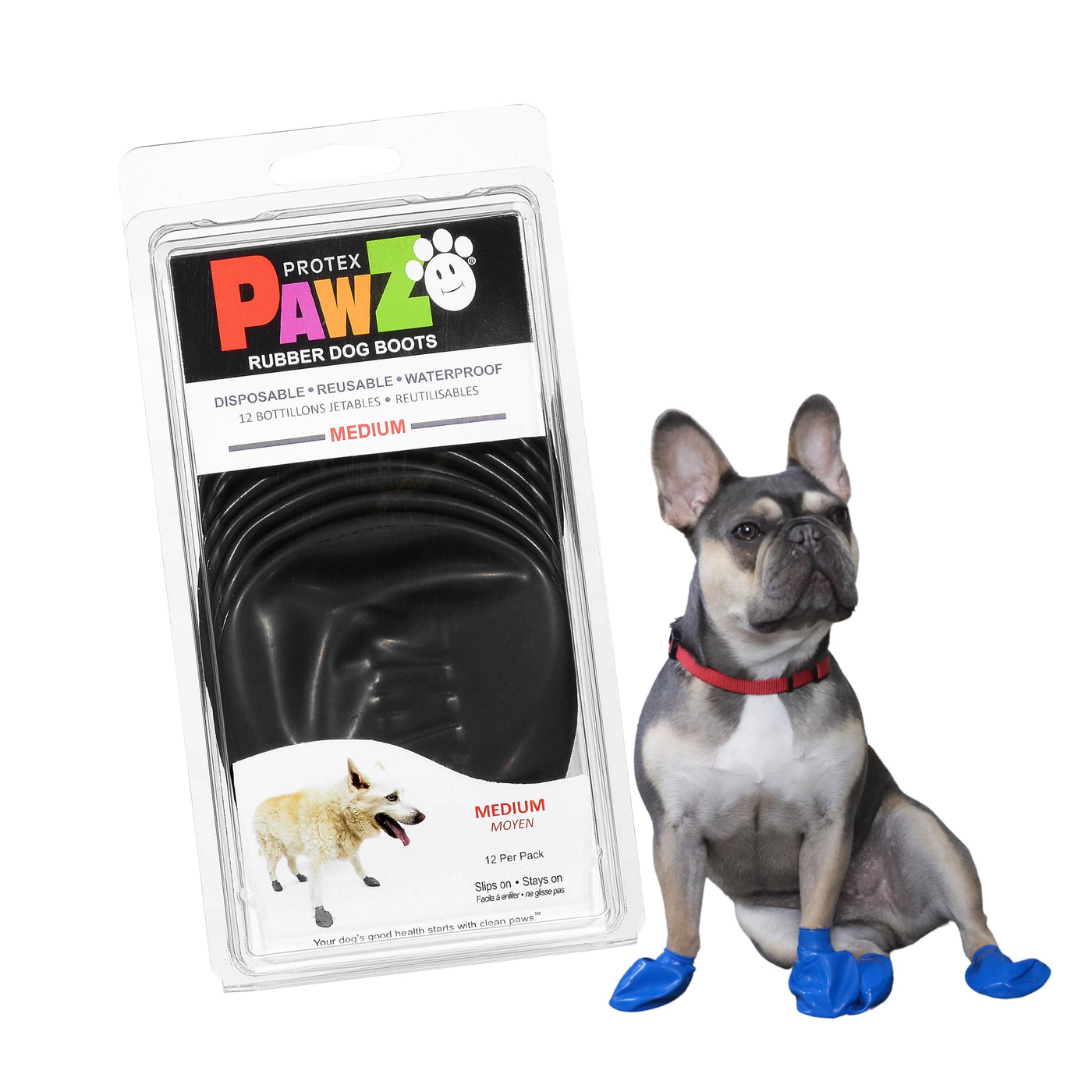 Pawz - Bottes en caoutchouc pour chien