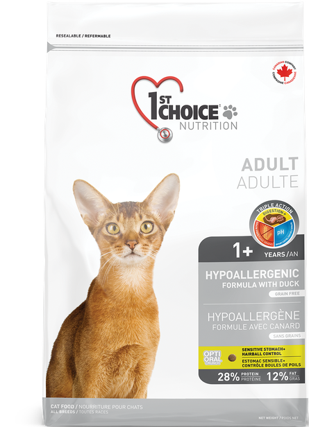 1er choix pour les chats - Hypoallergénique