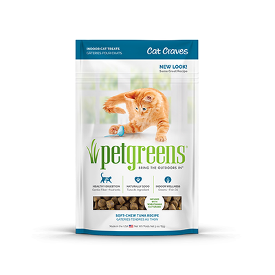 Pet Greens Cat Craves Gâteries salées semi-humides pour chat