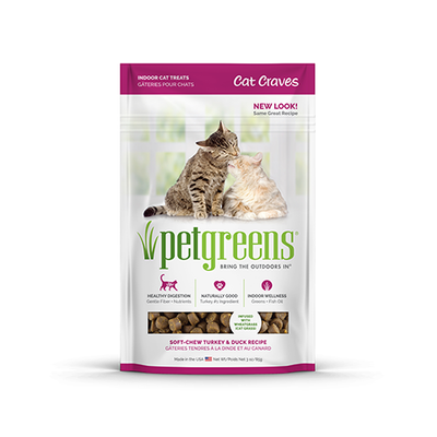 Pet Greens Cat Craves Gâteries salées semi-humides pour chat